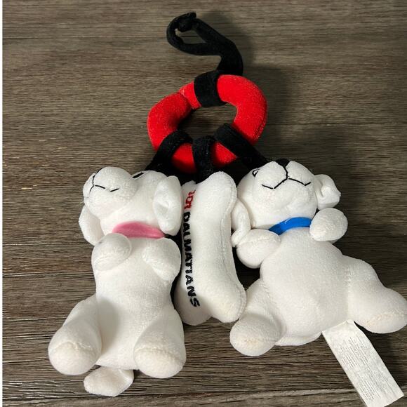 Vintage 1990’s Disney Store 101 Dalmations Plush Puppies Hanging Toy - Picture 2 of 5